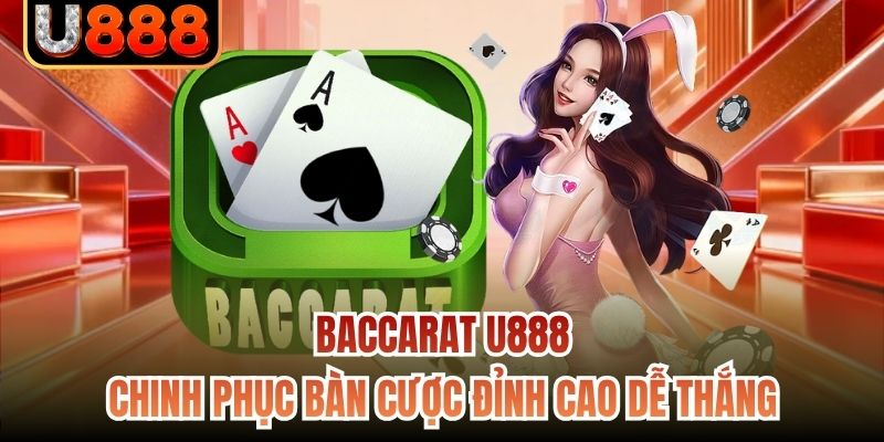 Baccarat U888 - Chinh Phục Bàn Cược Đỉnh Cao Dễ Thắng