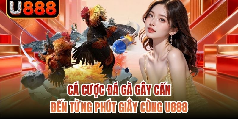 Cá cược đá gà gây cấn đến từng phút giây cùng U888