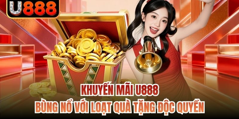 Khuyến mãi U888 bùng nổ với loạt quà tặng độc quyền