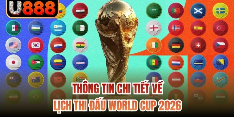 Thông tin chi tiết về lịch thi đấu World Cup 2026